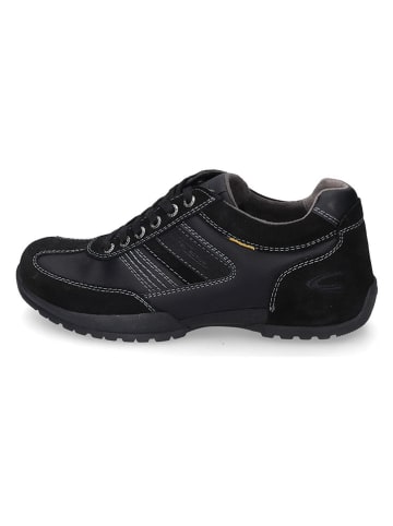 Camel Active Skórzane sneakersy w kolorze czarnym