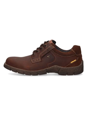 Camel Active Leren veterschoenen lichtbruin