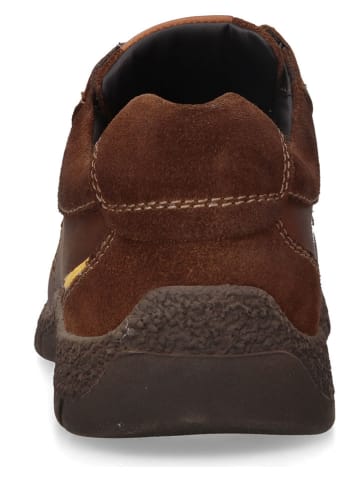 Camel Active Leren veterschoenen lichtbruin