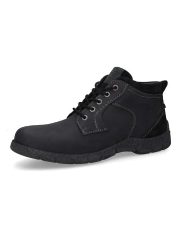 Camel Active Leder-Boots in Schwarz