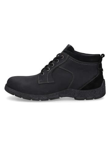 Camel Active Leder-Boots in Schwarz