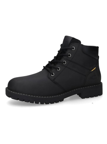 Camel Active Leder-Boots in Schwarz
