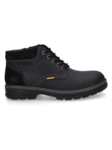 Camel Active Leder-Boots in Schwarz