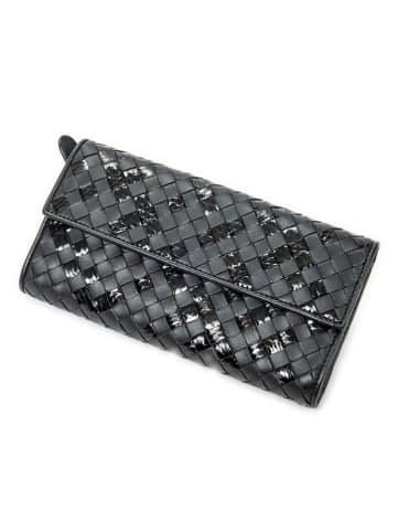 Bottega Veneta Leder-Geldbörse in Schwarz - (B)18 x (H)20 x (T)2,5 cm