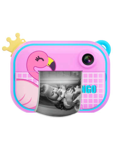 Techkidz Aparat cyfrowy "Zoo Family - Flamingo" w kolorze jasnoróżowym - 6+