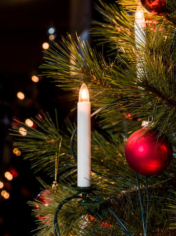 Konstsmide Kerstboomlichtketting ''Staafkaarsen'' wit - (L)1050 cm