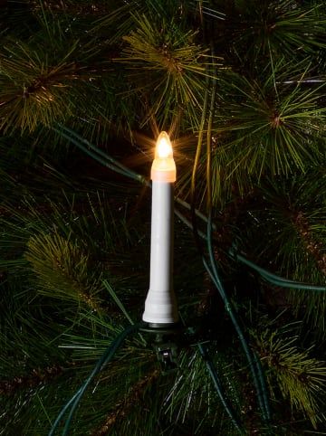 Konstsmide Baumlichterkette ''Schaftkerzen'' in Weiß - (L)1050 cm