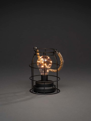 Konstsmide LED-Laterne in Schwarz - (H)18 x Ø 12 cm
