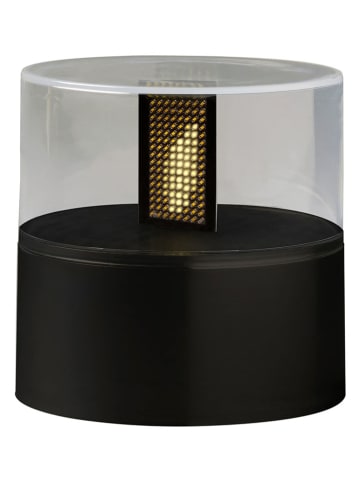 Konstsmide Lampa dekoracyjna LED "Flame" w kolorze czarnym - wys. 10 x Ø 10 cm