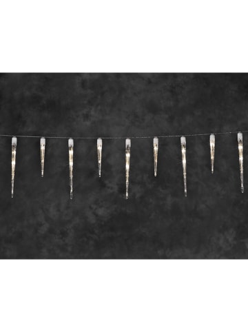 Konstsmide Zasłona świetlna LED w kolorze ciepłej bieli w kształcie sopli - 32 x 375 cm