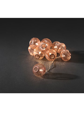Konstsmide Girlanda LED w kolorze miedzianym  - dł. 1,2 m