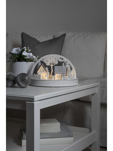 Konstsmide Decoledlamp "Houses" wit - (B)30 x (H)18 x (D)15 cm