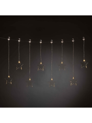 Konstsmide LED-Lichtervorhang ''Stars'' in Warmweiß - (L)59 x (B)105 cm