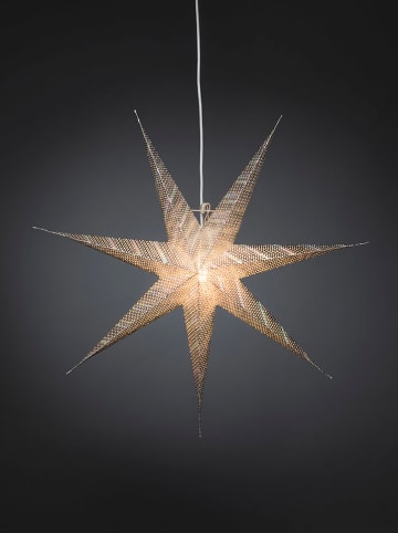 Konstsmide Dekoleuchte ''Stern'' in Gold - (L)78 x (B)78 cm