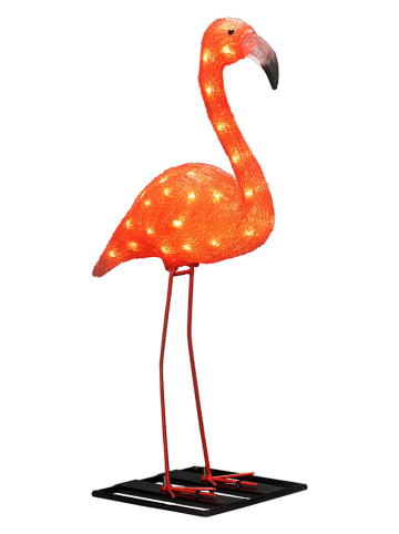 Konstsmide LED-Dekoleuchte "Falmingo" in Orange - (B)25 x (H)70 x (T)45 cm