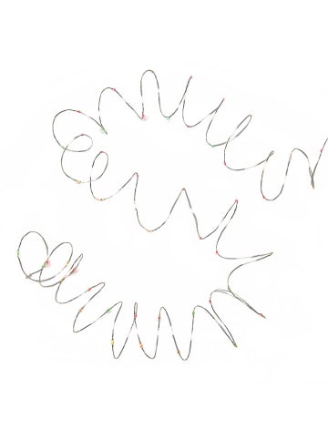 Konstsmide LED-Microlichterkette in Bunt - (L)490 cm