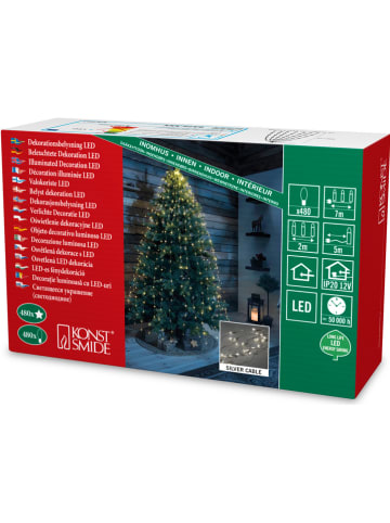 Konstsmide LED-Lichterkette "Sternenlametta" in Warmweiß - (L)7 m