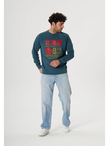 OLDSKULL Bluza w kolorze morskim