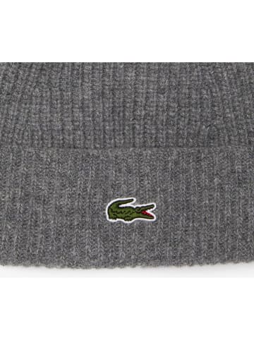 Lacoste Wollmütze in Grau