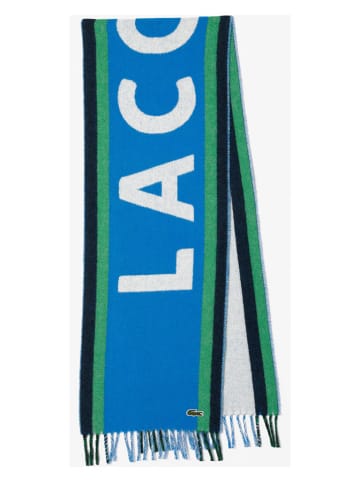Lacoste Wollschal in Blau