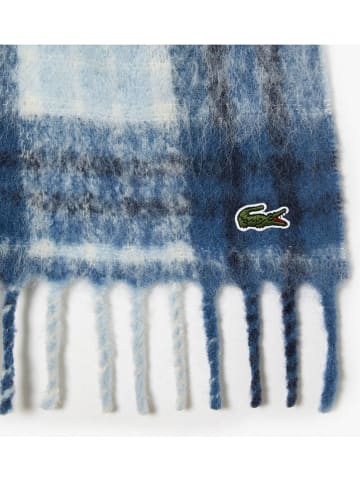 Lacoste Wollschal in Blau