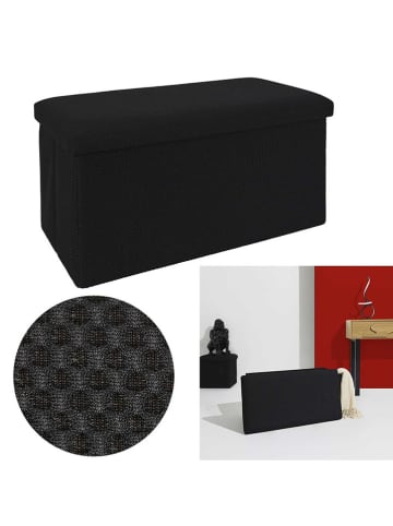 Rétro Chic Zitkist "Atome" zwart - (B)77 x (H)38 x (D)38 cm