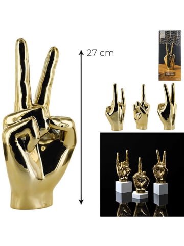 Rétro Chic Figurka dekoracyjna w kolorze złotym - wys. 27 cm (produkt niespodzianka)