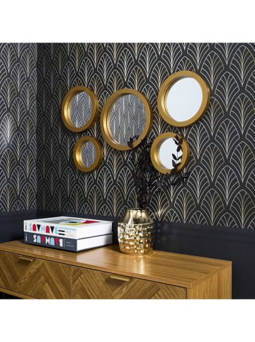Rétro Chic 5er-Set: Spiegel in Gold