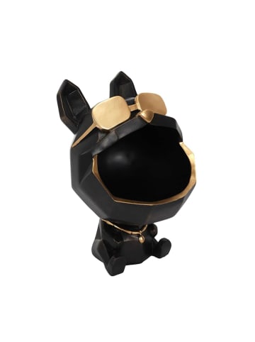 Rétro Chic Figurka dekoracyjna w kolorze czarnym - wys. 23 cm