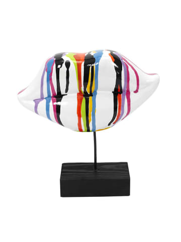 Rétro Chic Decoratief object meerkleurig/wit - (H)20 cm