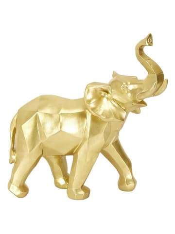 Ethnical Life Decoratief figuur goudkleurig - (B)30 x (H)27,5 x (D)14 cm