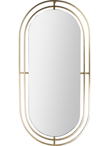 Ethnical Life Wandspiegel in Gold/ Schwarz - (B)43,3 x (H)89,5 x (T)1,1 cm