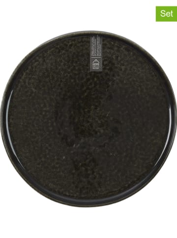 every ware 12er-Set: Dessertteller in Schwarz - Ø 20,5 cm