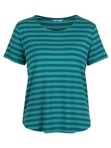 finside Shirt "Mekkoli" in Blau/ Türkis