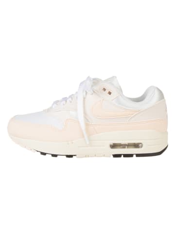 Nike Skórzane sneakersy "Air Max 1" w kolorze kremowo-jasnoróżowym