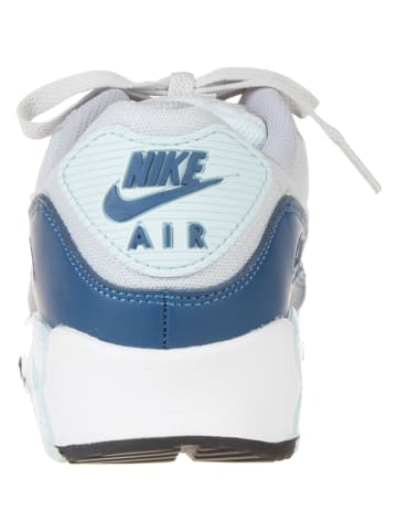 Nike Leren sneakers "Air Max 90" blauw/grijs/crème