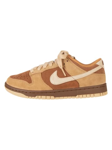 Nike Leder-Sneakers "Dunk Low Reverse" in Hellbraun