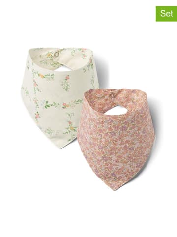 Wheat 2er-Set: Lätzchen ''Eden'' in Rosa/ Creme