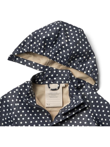 Wheat Regenjacke "Ollo" in Dunkelblau/ Creme