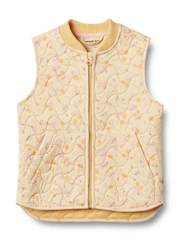 Wheat Kamizelka pikowana "Gilet" w kolorze żółtym