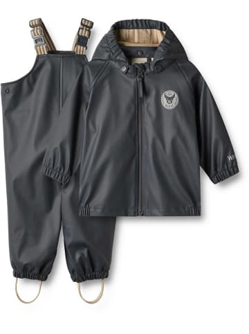 Wheat 2-delige regenoutfit "Charlie" donkerblauw