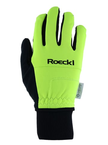 Roeckl Fahrradhandschuhe "Heimgarten" Schwarz/ Gelb
