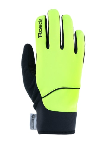 Roeckl Fahrradhandschuhe "Hergiswil" in Schwarz/ Gelb