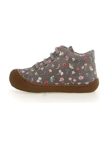Naturino Leder-Lauflernschuhe "Cocoon" in Bunt/ Grau