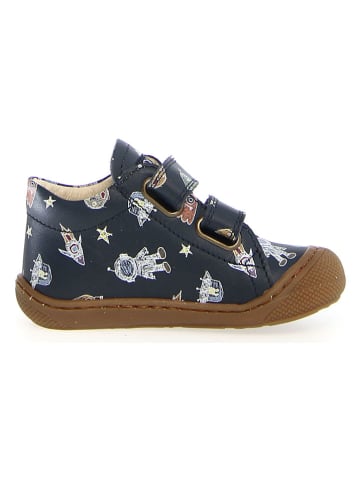 Naturino Leder-Sneakers "Cocoon" in Dunkelblau/ Bunt