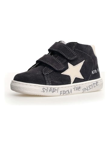 Naturino Leder-Sneakers "Pinn" in Schwarz
