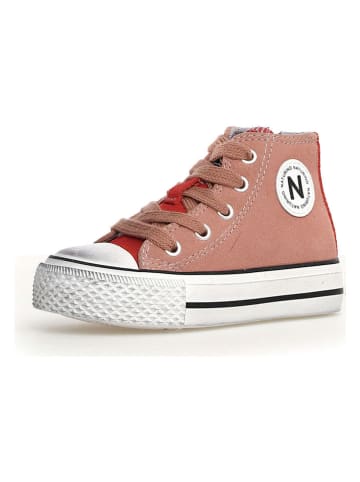 Naturino Sneakersy "Ylfas" w kolorze szaroróżowym