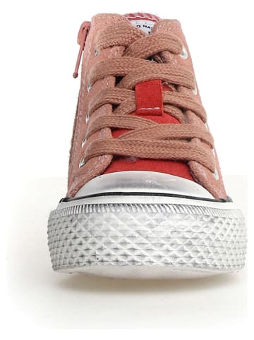 Naturino Sneakersy "Ylfas" w kolorze szaroróżowym