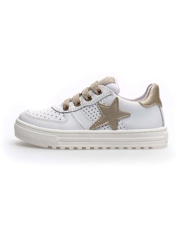 Naturino Leder-Sneakers "Hess" in Weiß