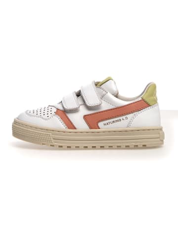 Naturino Skórzane sneakersy "Ceonia" w kolorze białym